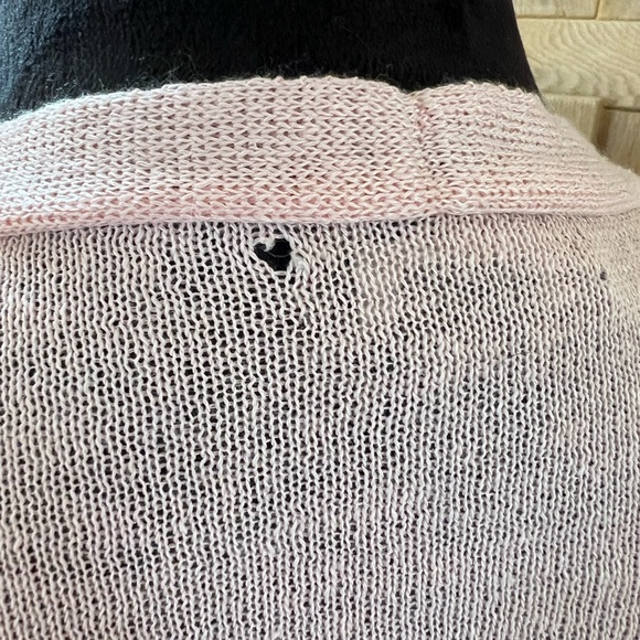 Halogen Summer Cardigan, soft pink, linen blend - Picture 10 of 10